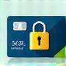 Carte bancaire et cadenas